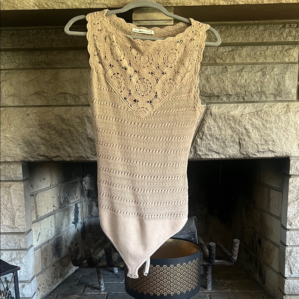 Abercrombie & Fitch Tan Lace Bodysuit